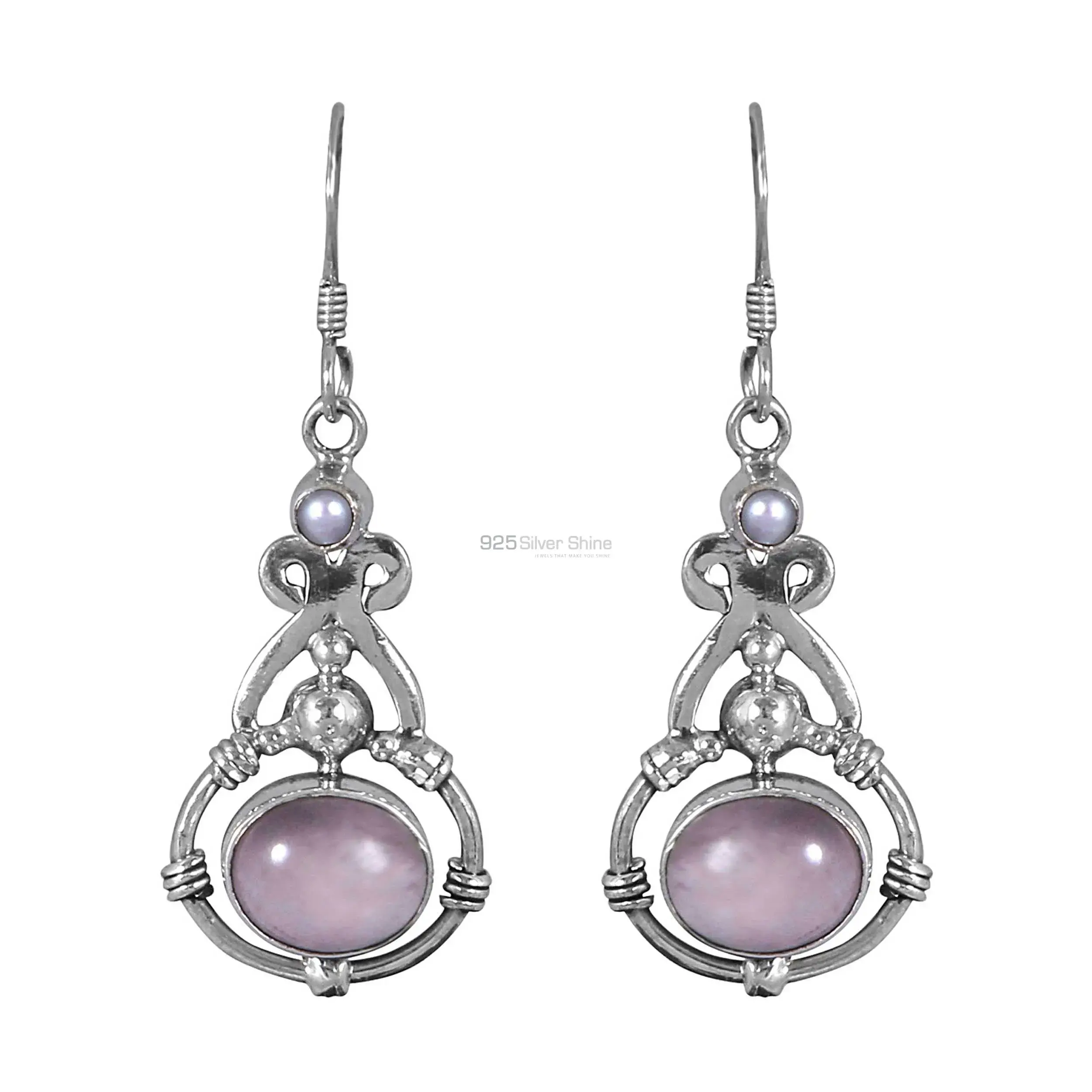 925 Sterling Silver Earrings In Multi Gemstone Jewelry 925SE284_0