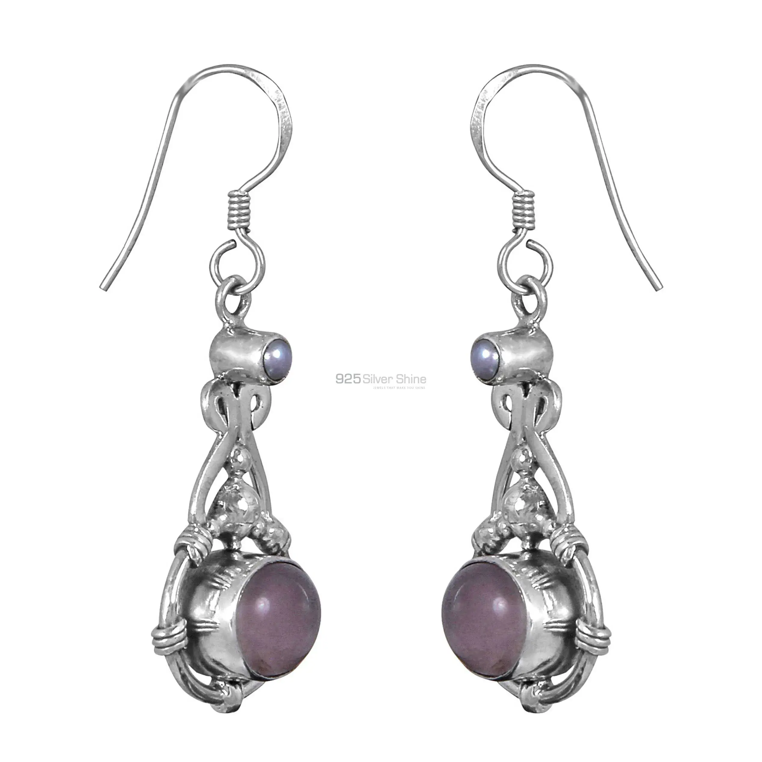 Best Design 925 Sterling Silver Earrings Wholesaler In Multi Gemstone Jewelry 925SE284_0