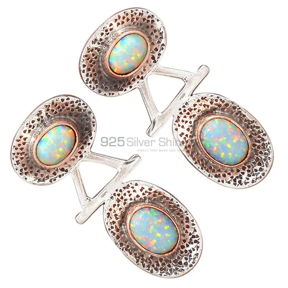 925 Sterling Silver Earrings In Opal Gemstone Jewelry 925SE2157_2