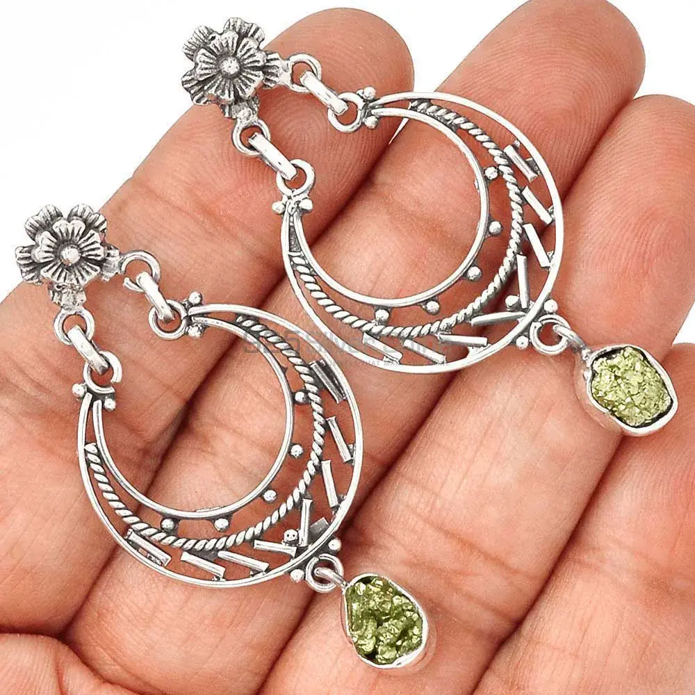 Best Design 925 Sterling Silver Earrings Wholesaler In Pyrite Druzy Gemstone Jewelry 925SE3107_0