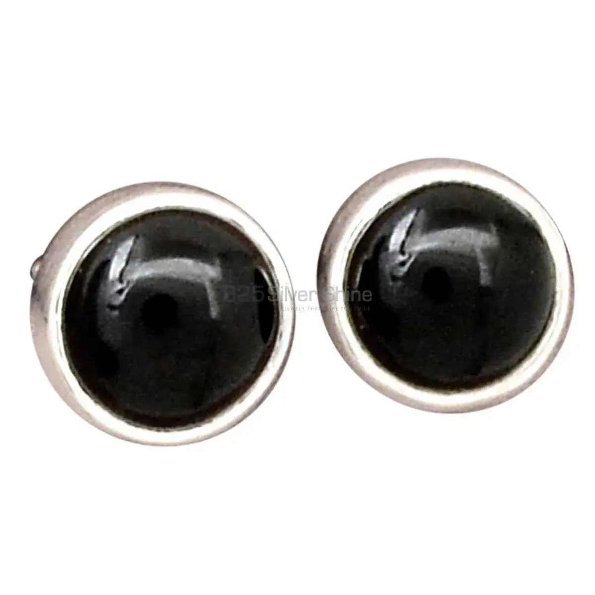 925 Sterling Silver Handmade Earrings In Black Onyx Gemstone Jewelry 925SE2709_6