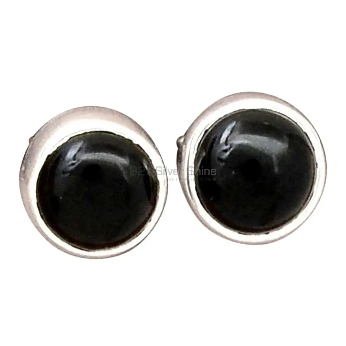 925 Sterling Silver Handmade Earrings In Black Onyx Gemstone Jewelry 925SE2709_8