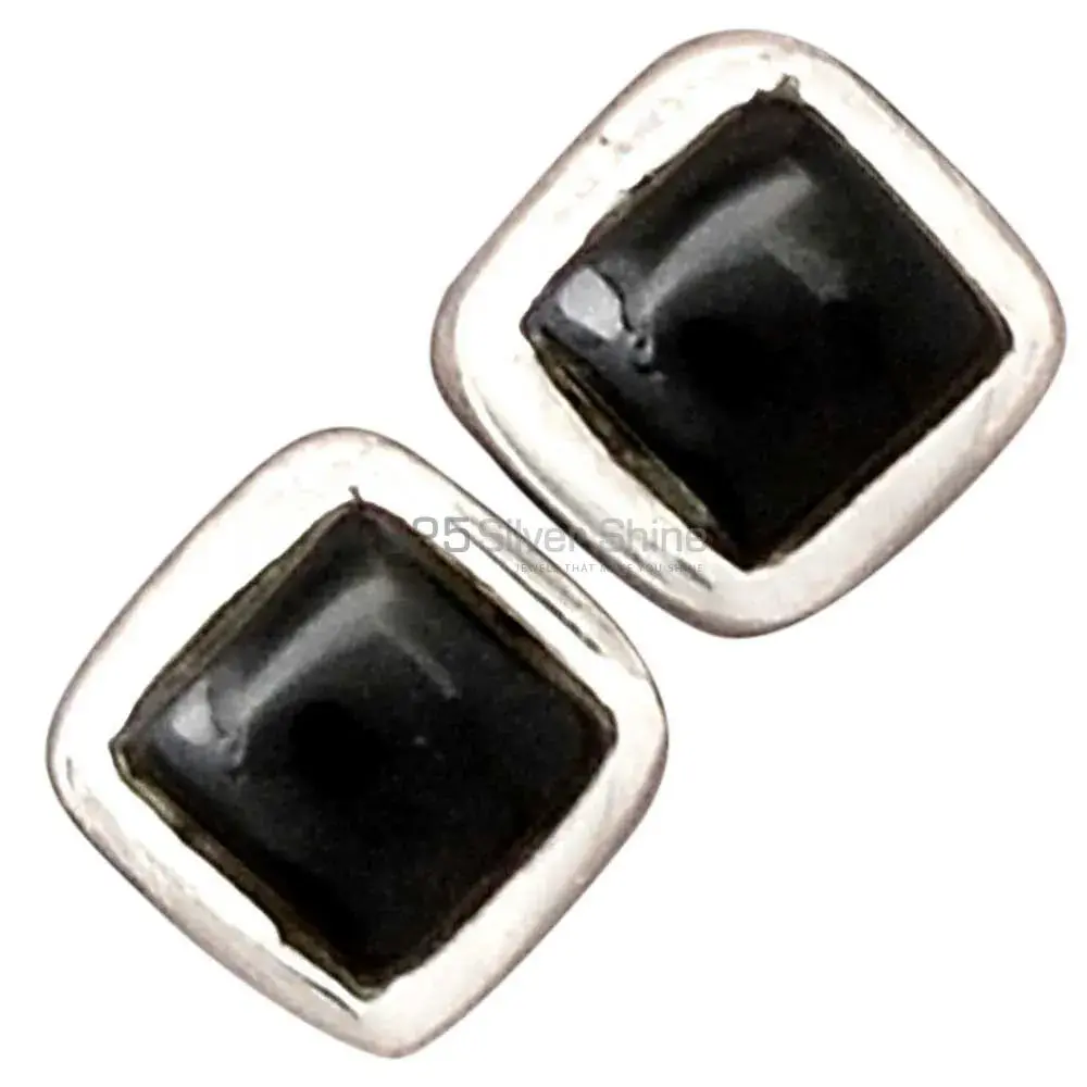 925 Sterling Silver Handmade Earrings In Black Onyx Gemstone Jewelry 925SE2709_9