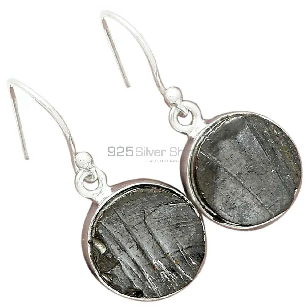 Best Design 925 Sterling Silver Handmade Earrings In Black Tourmaline Gemstone Jewelry 925SE2562_1