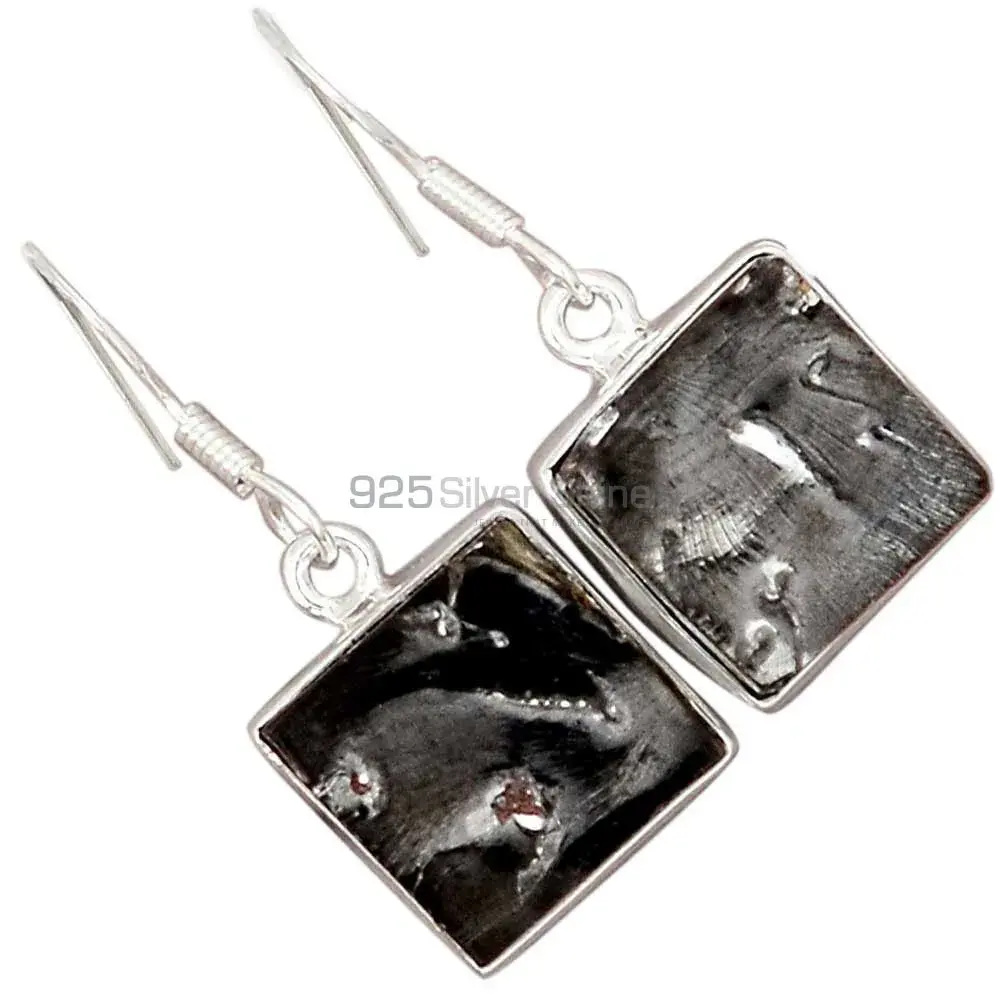 Best Design 925 Sterling Silver Handmade Earrings In Black Tourmaline Gemstone Jewelry 925SE2562_4