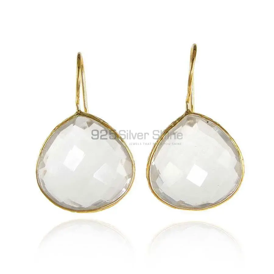 Best Design 925 Sterling Silver Handmade Earrings Exporters In Crystal Gemstone Jewelry 925SE1987