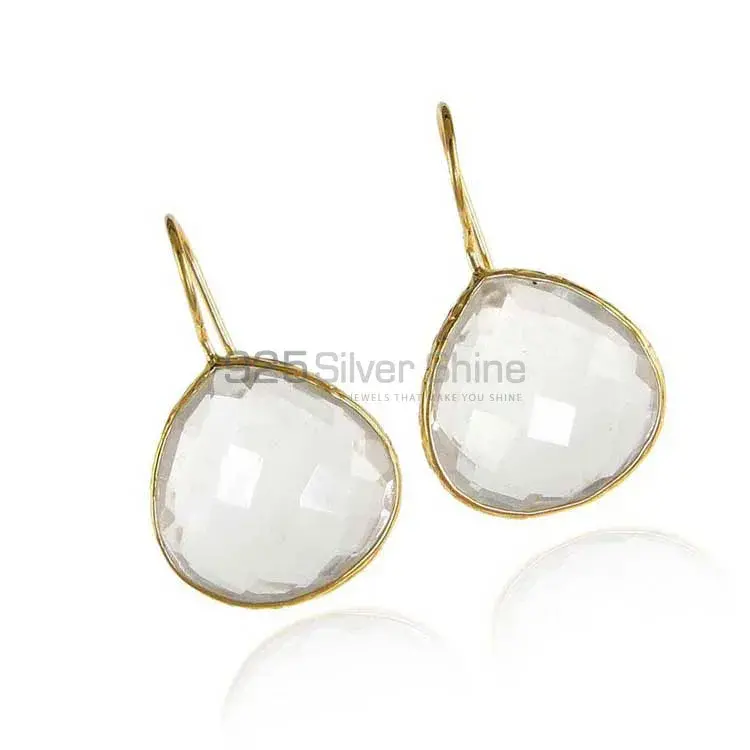 Best Design 925 Sterling Silver Handmade Earrings Exporters In Crystal Gemstone Jewelry 925SE1987_0