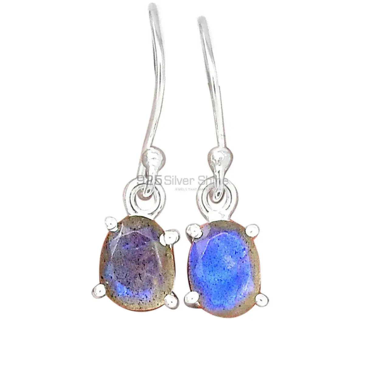 925 Sterling Silver Handmade Earrings In Labradorite Gemstone Jewelry 925SE2246_0