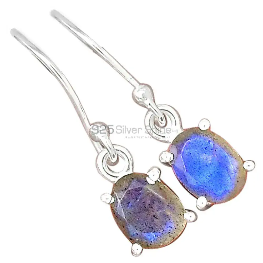 925 Sterling Silver Handmade Earrings In Labradorite Gemstone Jewelry 925SE2246_2