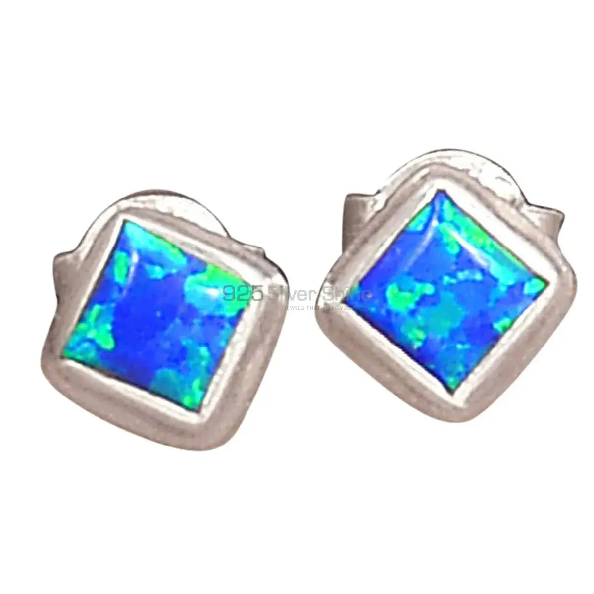 925 Sterling Silver Handmade Earrings In Opal Gemstone Jewelry 925SE2801