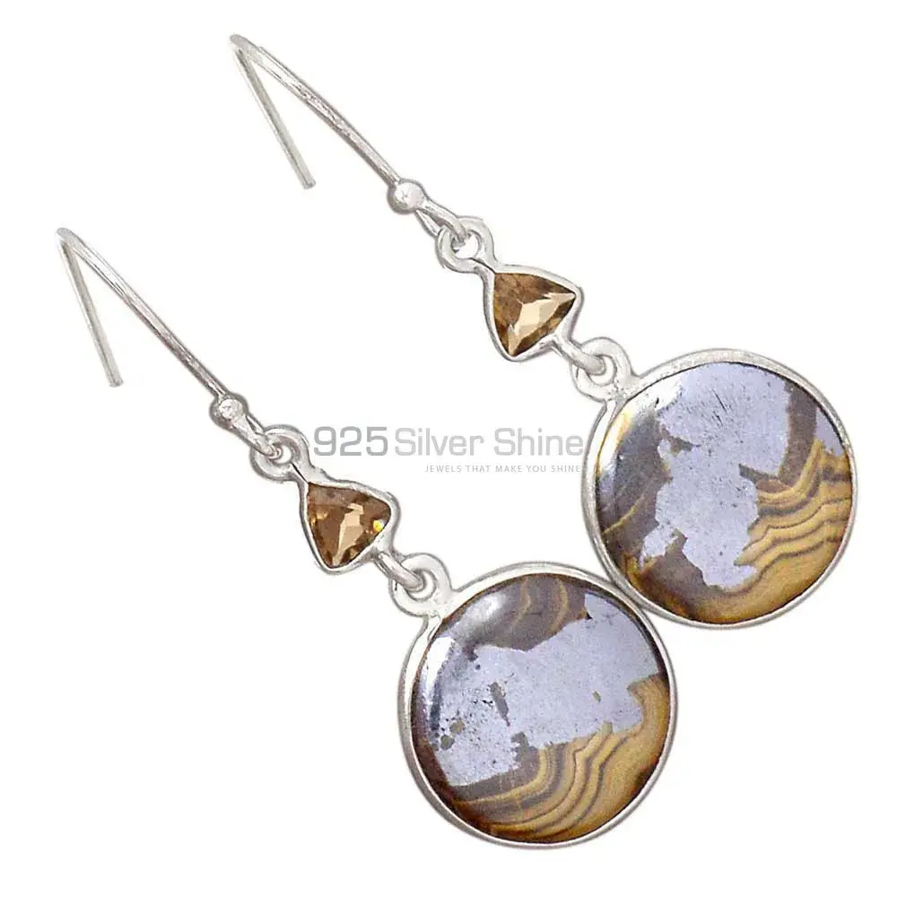 Best Design 925 Sterling Silver Handmade Earrings Manufacturer In Multi Gemstone Jewelry 925SE2786_3