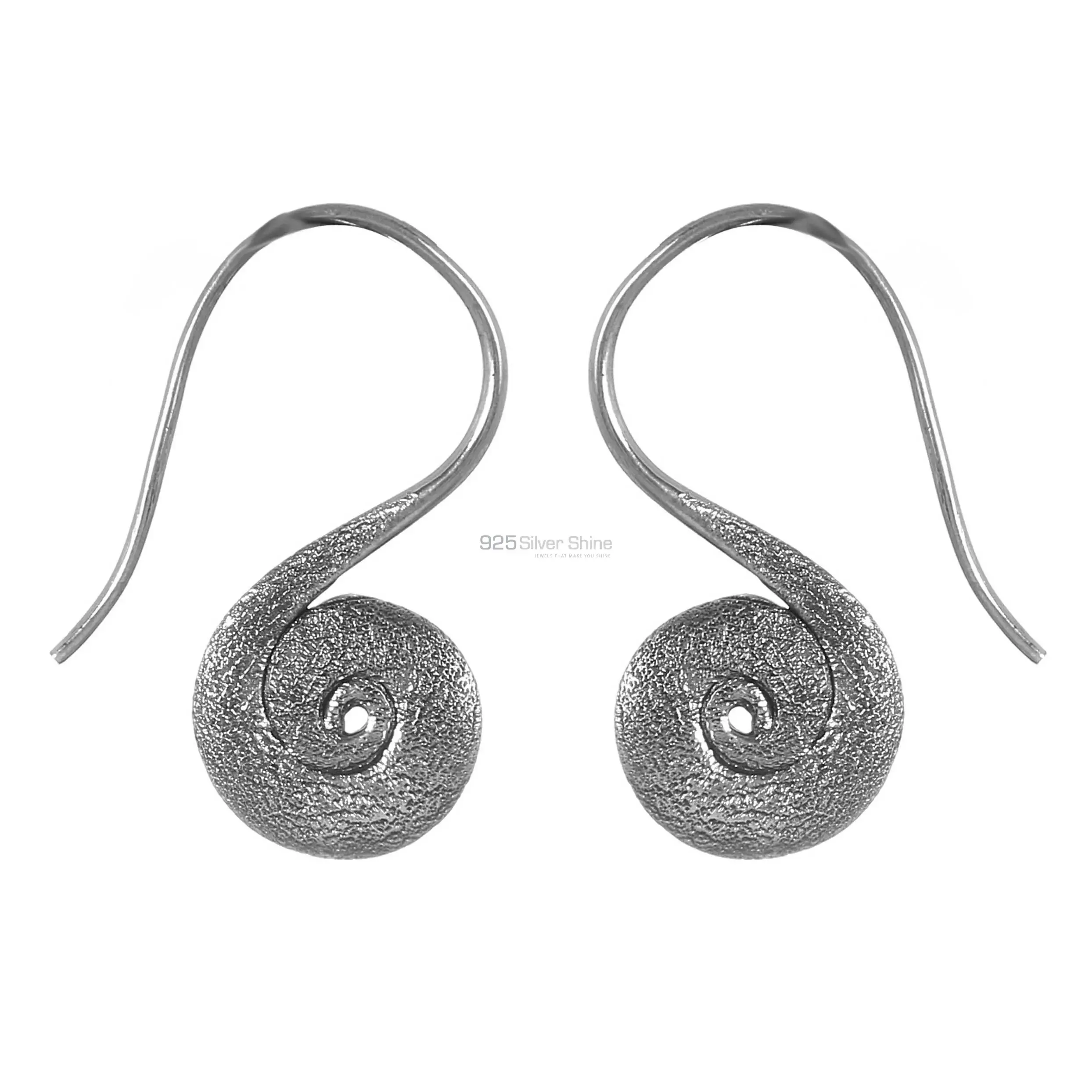 925 sterling silver Handmade vintage ethnic style hoops earrings Kundal  unisex tribal stylish unique Bali jewelry from India ear1223 | TRIBAL  ORNAMENTS