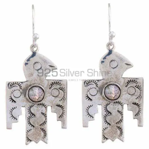Best Design 925 Sterling Silver Handmade Earrings Suppliers In Labradorite Gemstone Jewelry 925SE1228