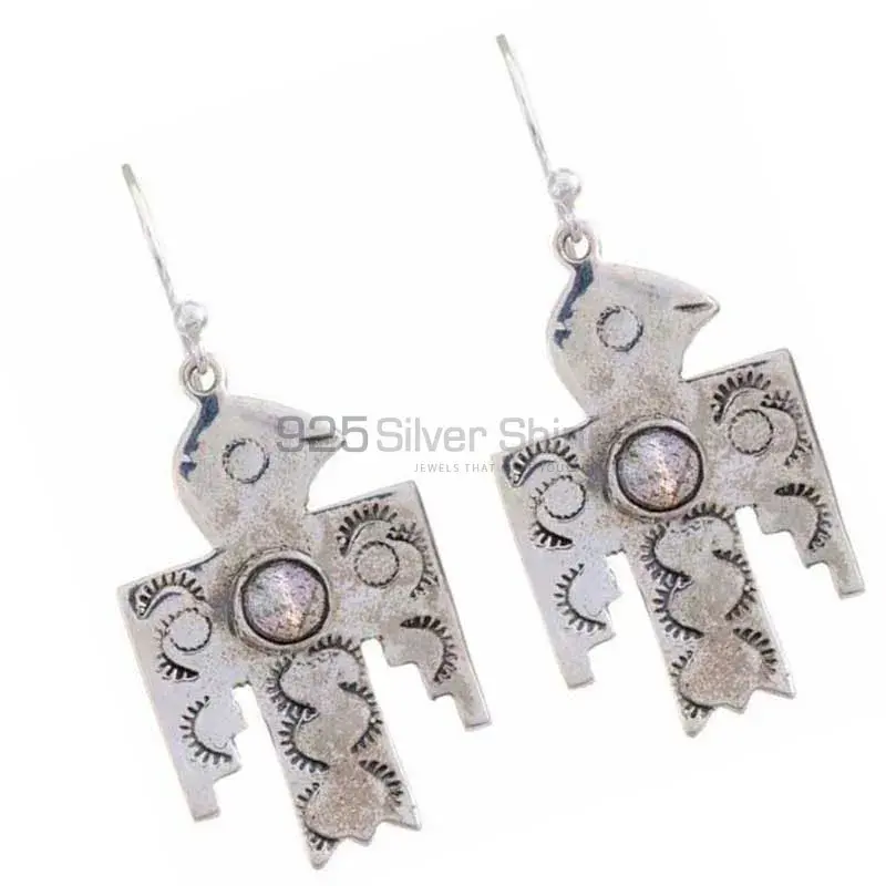 925 Sterling Silver Handmade Earrings In Labradorite Gemstone Jewelry 925SE1228_1