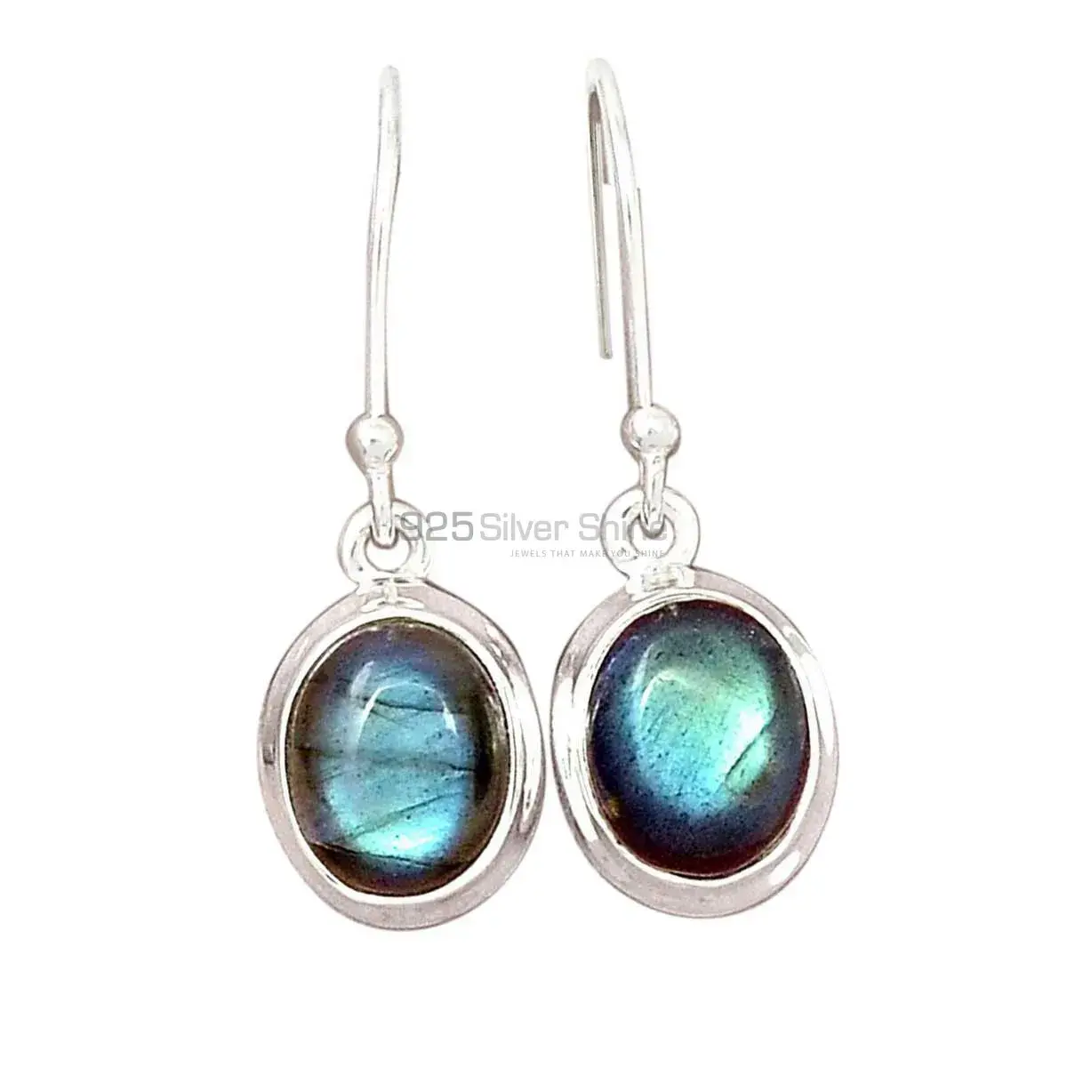 Best Design 925 Sterling Silver Handmade Earrings Suppliers In Labradorite Gemstone Jewelry 925SE2241
