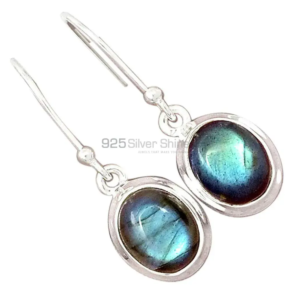 925 Sterling Silver Handmade Earrings In Labradorite Gemstone Jewelry 925SE2241_2