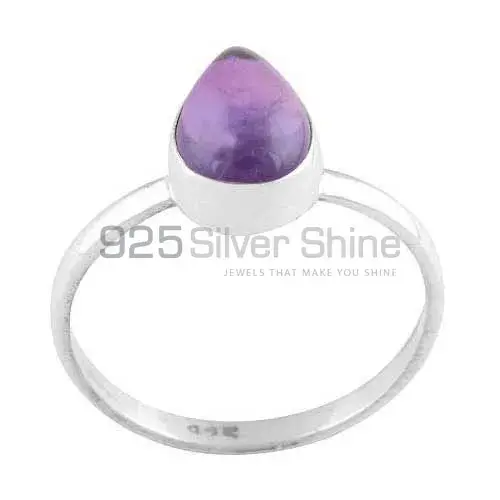 Sterling Silver Amethyst February Birthstone rings 925SR3011