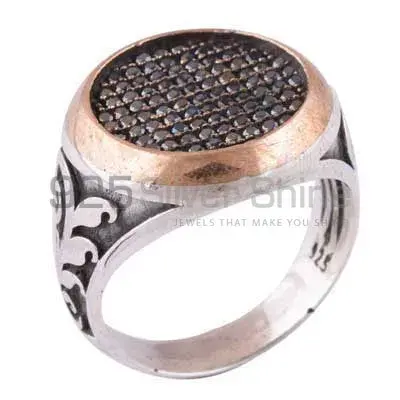 925 Sterling Silver Handmade Rings In Black Onyx Gemstone Jewelry 925SR4009_0