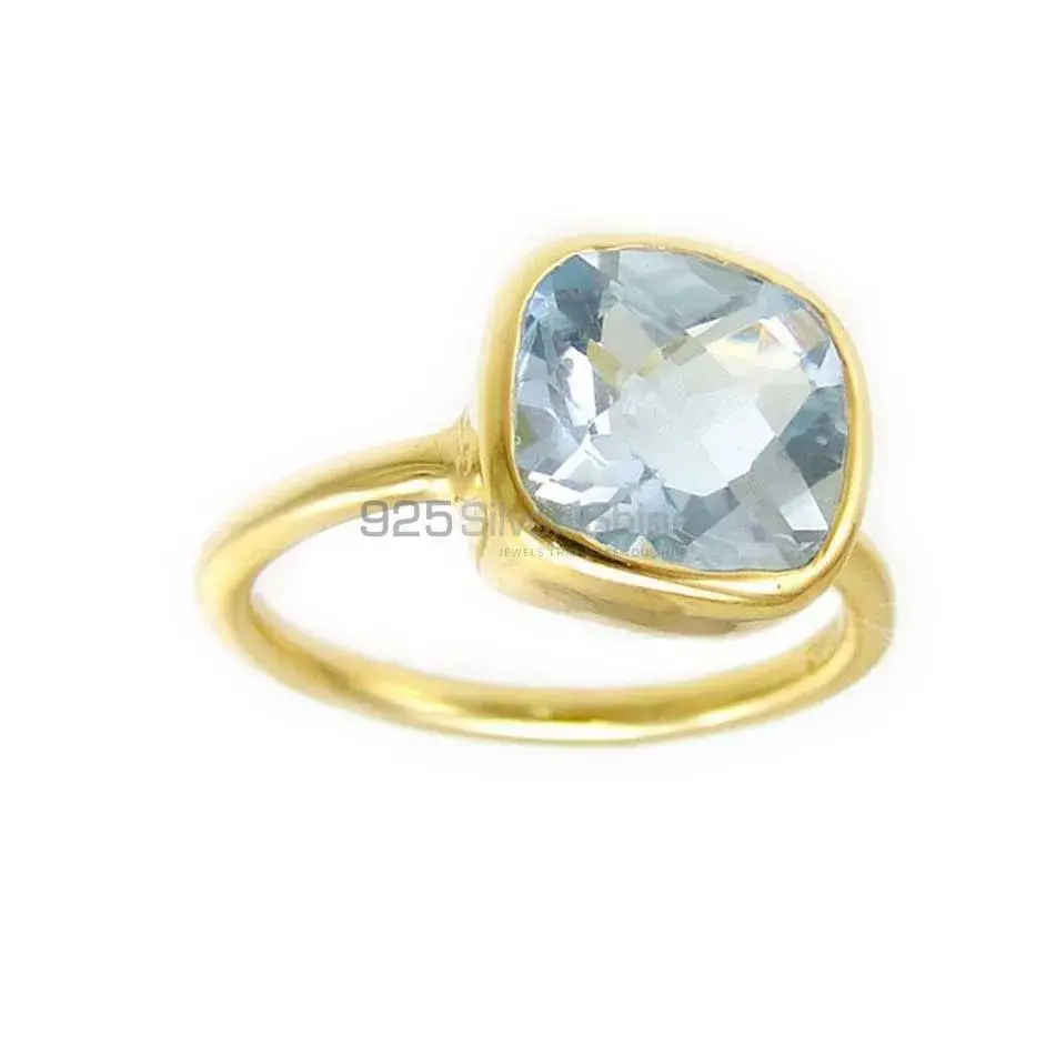 Best Design 925 Sterling Silver Handmade Rings Exporters In Blue Topaz Gemstone Jewelry 925SR3815_4