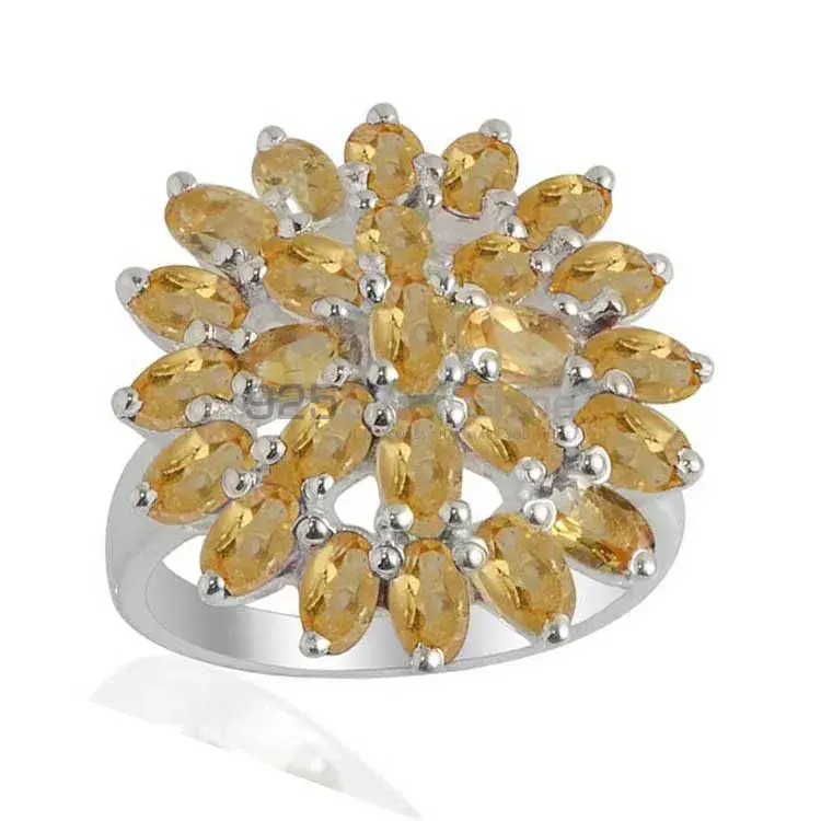 Best Design 925 Sterling Silver Handmade Rings Exporters In Citrine Gemstone Jewelry 925SR2133_0