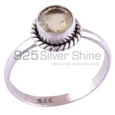 Sterling Silver Citrine Wedding Rings 925SR3421