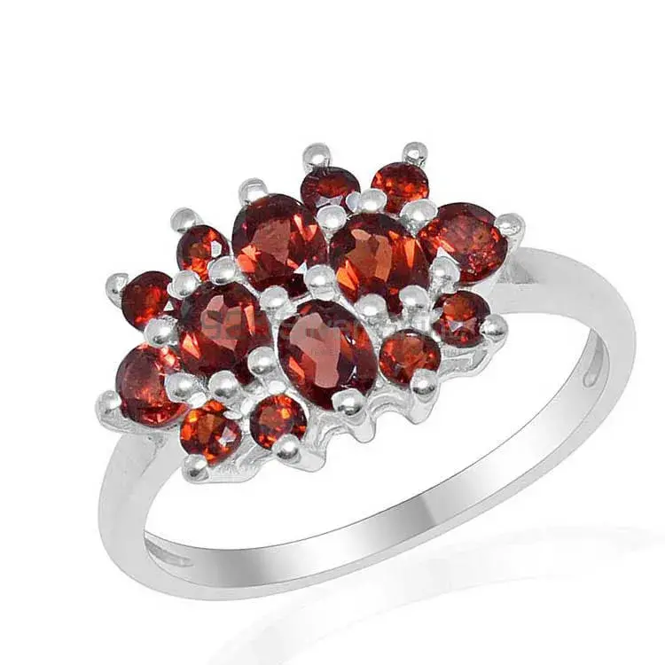 Best Design 925 Sterling Silver Handmade Rings Exporters In Garnet Gemstone Jewelry 925SR1671_0
