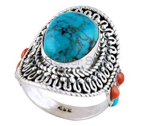 Best Design 925 Sterling Silver Handmade Rings Exporters In Multi Gemstone Jewelry 925SR2932