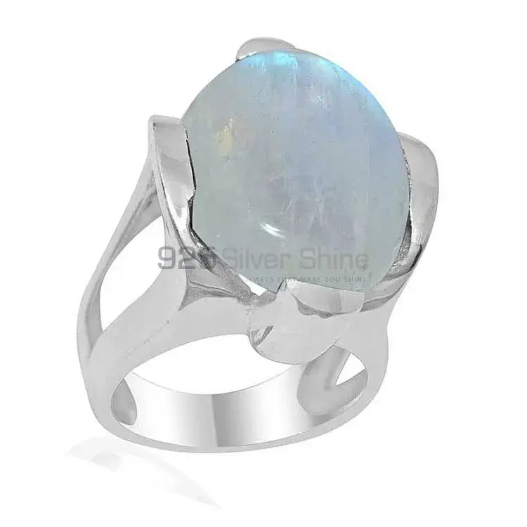 925 Sterling Silver Handmade Rings In Rainbow Moonstone Jewelry 925SR1896_1