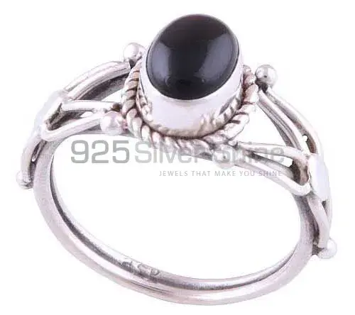 925 Sterling Silver Handmade Rings In Black Onyx Gemstone Jewelry 925SR2759_0