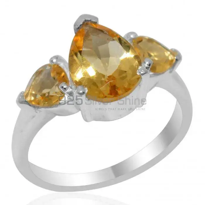 Best Design 925 Sterling Silver Handmade Rings Manufacturer In Citrine Gemstone Jewelry 925SR2039_0