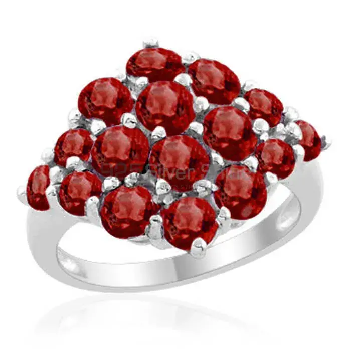 Best Design 925 Sterling Silver Handmade Rings Manufacturer In Garnet Gemstone Jewelry 925SR1960