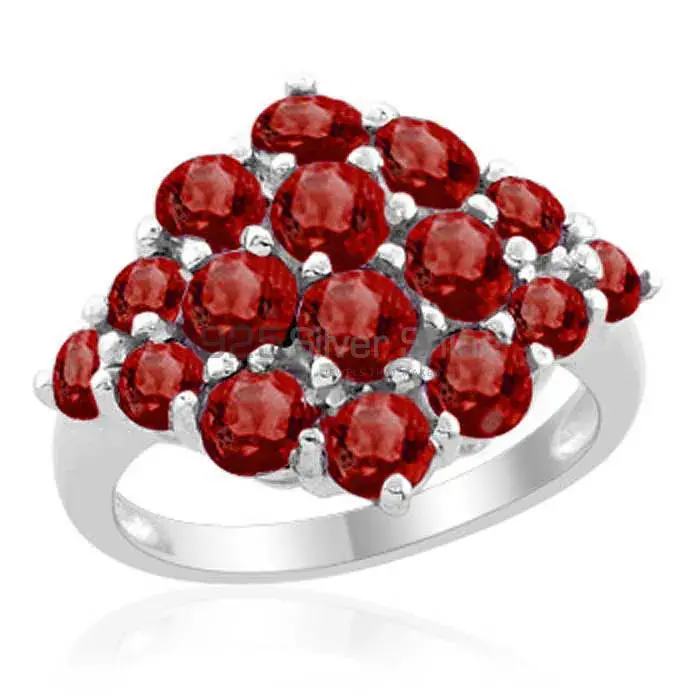 925 Sterling Silver Handmade Rings In Garnet Gemstone Jewelry 925SR1960