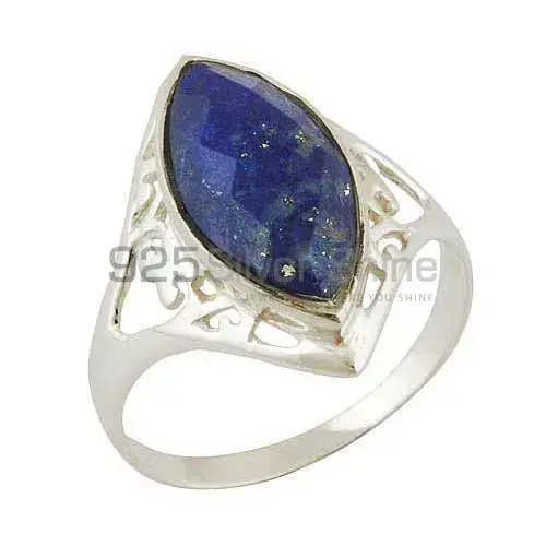 Best Design 925 Sterling Silver Handmade Rings Manufacturer In Lapis Lazuli Gemstone Jewelry 925SR3915