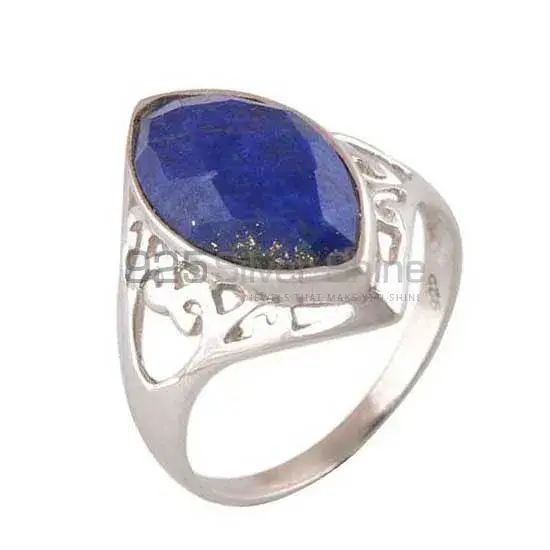 Best Design 925 Sterling Silver Handmade Rings Manufacturer In Lapis Lazuli Gemstone Jewelry 925SR3915_0