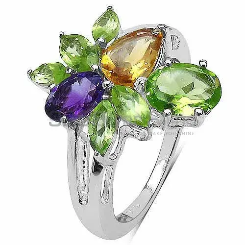 Best Design 925 Sterling Silver Handmade Rings Manufacturer In Multi Gemstone Jewelry 925SR3327_1