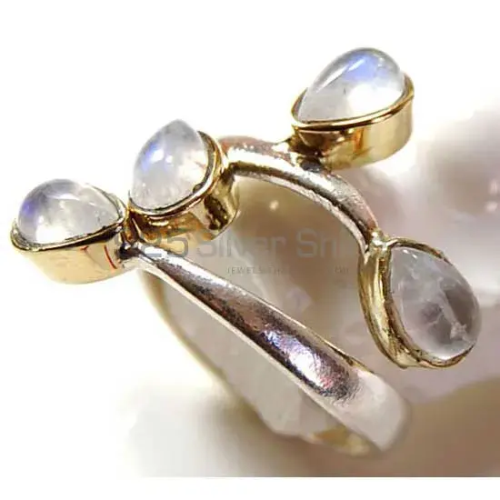 Best Design 925 Sterling Silver Handmade Rings Manufacturer In Rainbow Moonstone Jewelry 925SR3721_0
