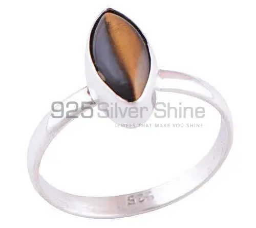 925 Sterling Silver Handmade Rings In Tiger's Eye Gemstone Jewelry 925SR2838_0