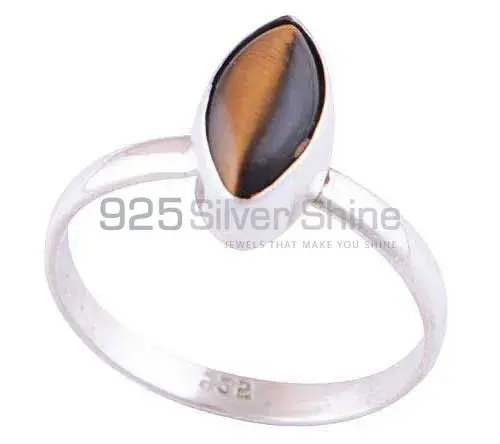 925 Sterling Silver Handmade Rings In Tiger's Eye Gemstone Jewelry 925SR2838_1
