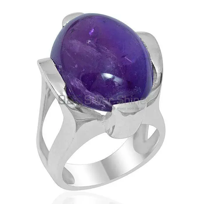 Amethyst Sterling Silver Wedding Rings 925SR1891