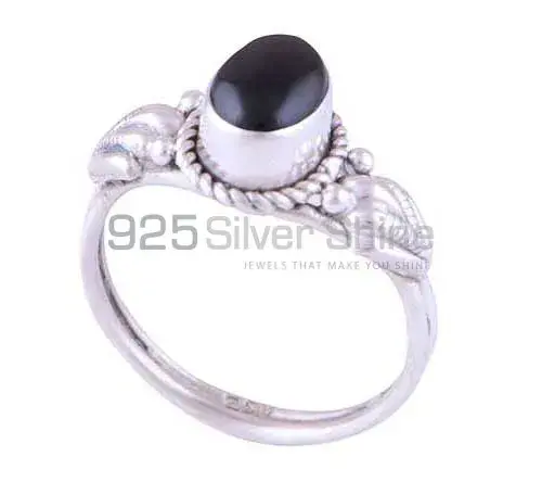 Best Design 925 Sterling Silver Handmade Rings In Black Onyx Gemstone Jewelry 925SR2769_0
