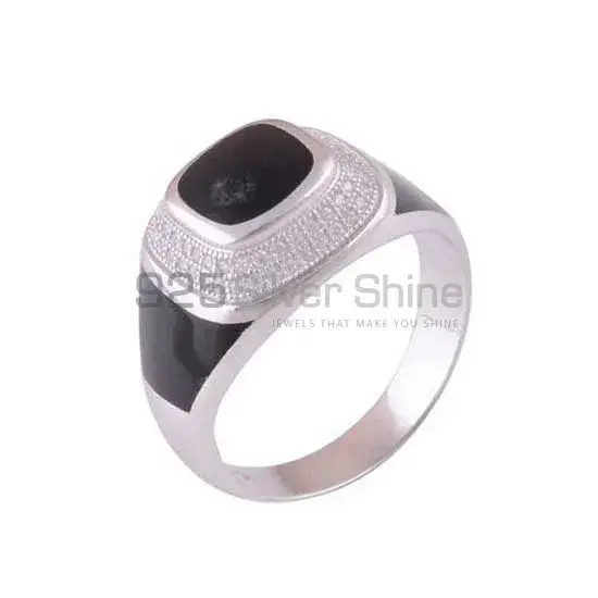 Best Design 925 Sterling Silver Handmade Rings In Black Onyx Gemstone Jewelry 925SR4004_0