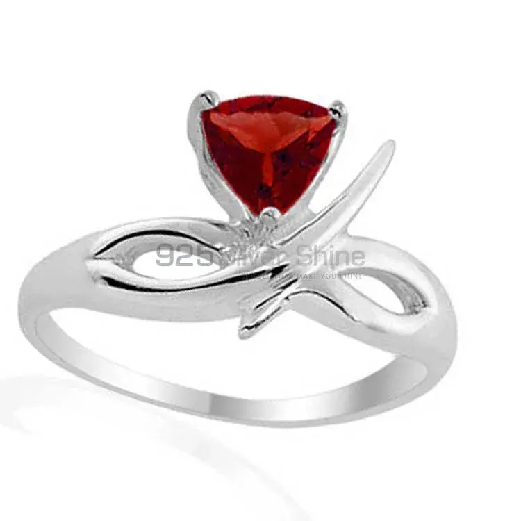 Sterling Silver Garnet January Birthstone Rings 925SR1970_0