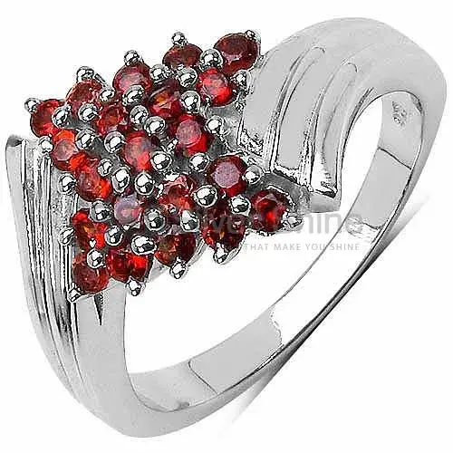 Best Design 925 Sterling Silver Handmade Rings Suppliers In Garnet Gemstone Jewelry 925SR3164