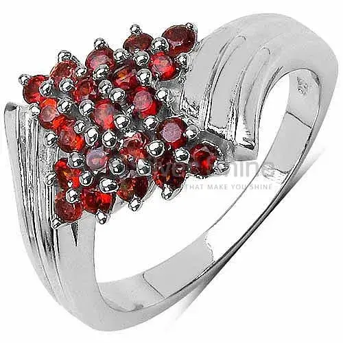 925 Sterling Silver Handmade Rings In Garnet Gemstone Jewelry 925SR3164_0
