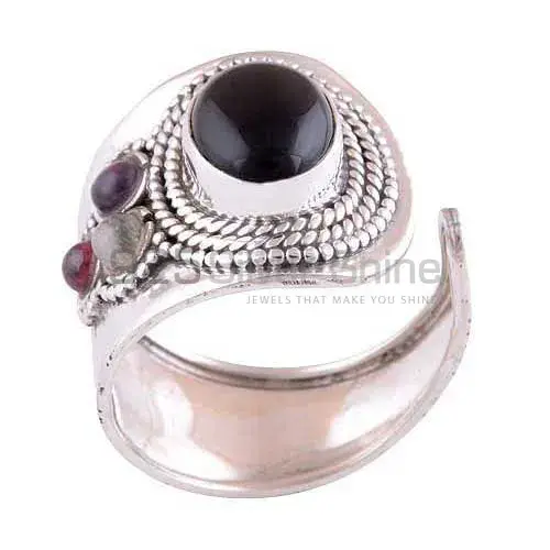 925 Sterling Silver Handmade Rings In Multi Gemstone Jewelry 925SR3006_0