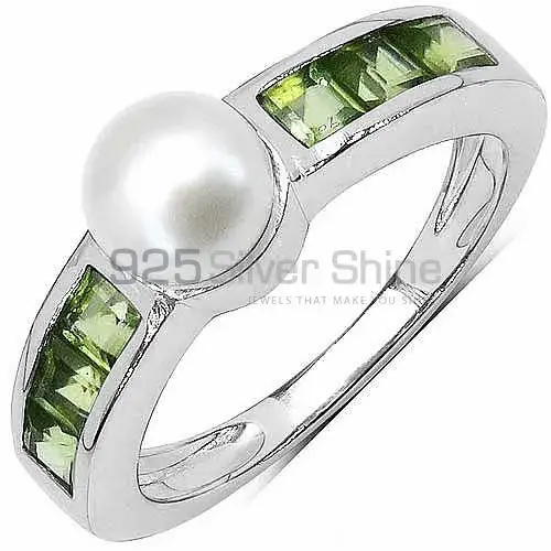 925 Sterling Silver Handmade Rings In Multi Gemstone Jewelry 925SR3085_0