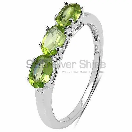 Best Design 925 Sterling Silver Handmade Rings Suppliers In Peridot Gemstone Jewelry 925SR3337_1