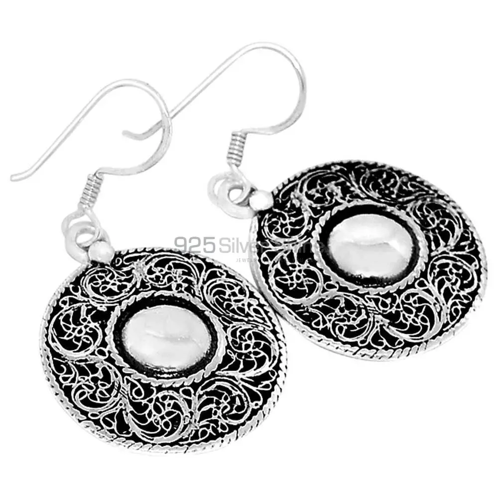 Best Design 925 Sterling Silver Oxidized Handmade Earrings Exporters 925SE2880