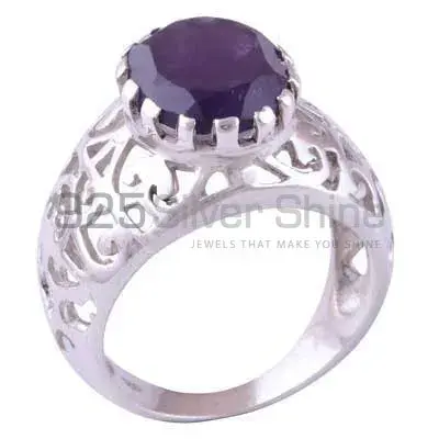 Sterling Silver Amethyst Cut Stone Rings 925SR3480