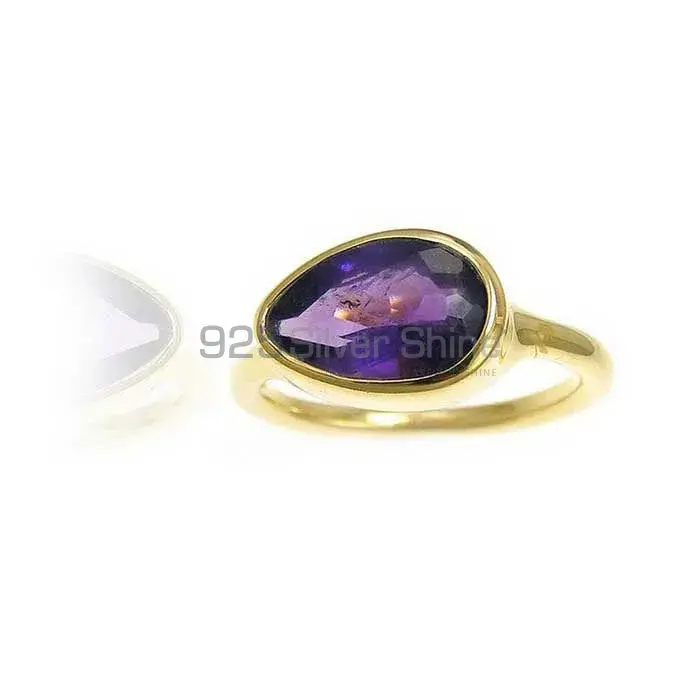 Natural Amethyst Gemstone 925 Silver Rings 925SR3795